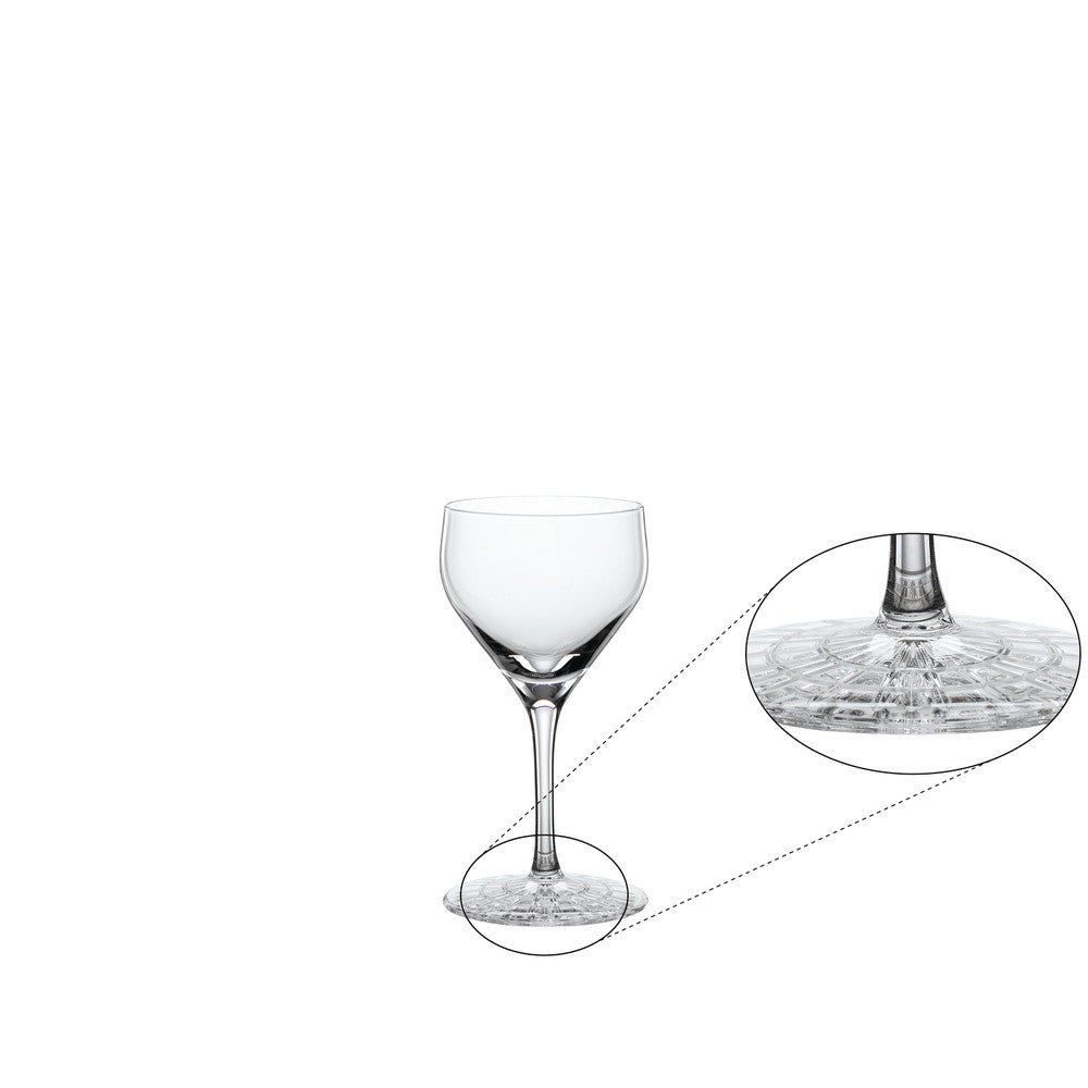 15 cl - Spiegelau Perfect Serve Collection Calice Cocktail Nick & Nora In Vetro Cristallino - Set 4 Pz