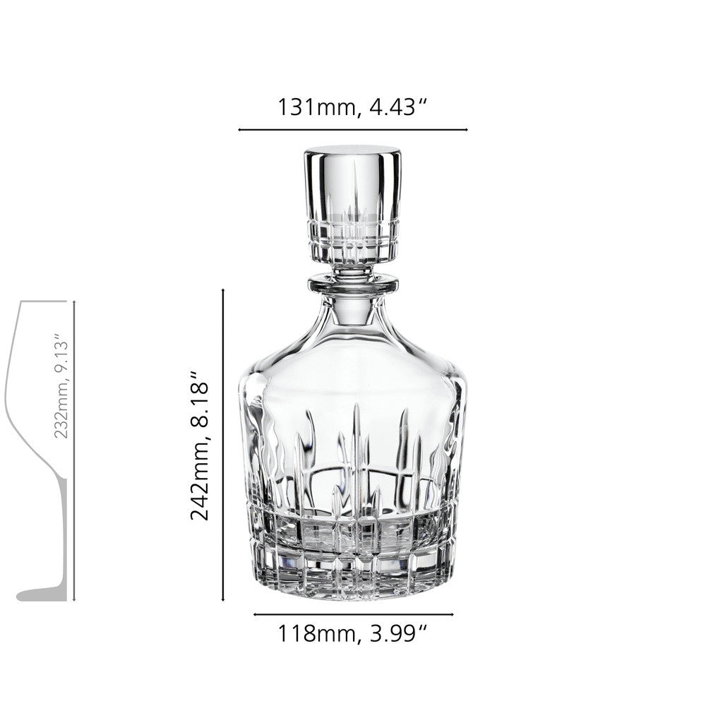 75 cl - Spiegelau Perfect Serve Collection Bottiglia Whisky In Vetro Cristallino