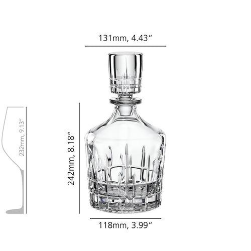 75 cl - Spiegelau Perfect Serve Collection Bottiglia Whisky In Vetro Cristallino