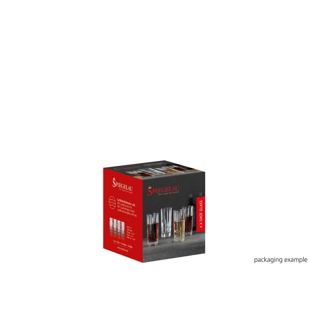 5.2 cl - Spiegelau Perfect Serve Collection Bicchiere Shot In Vetro Cristallino - Set 4 Pz