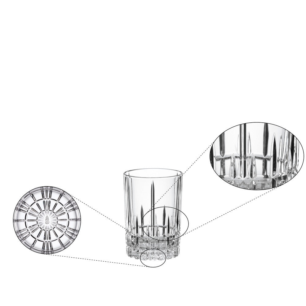 24 cl - Spiegelau Perfect Serve Collection Bicchiere Cocktail Long Drink In Vetro Cristallino - Set 4 Pz