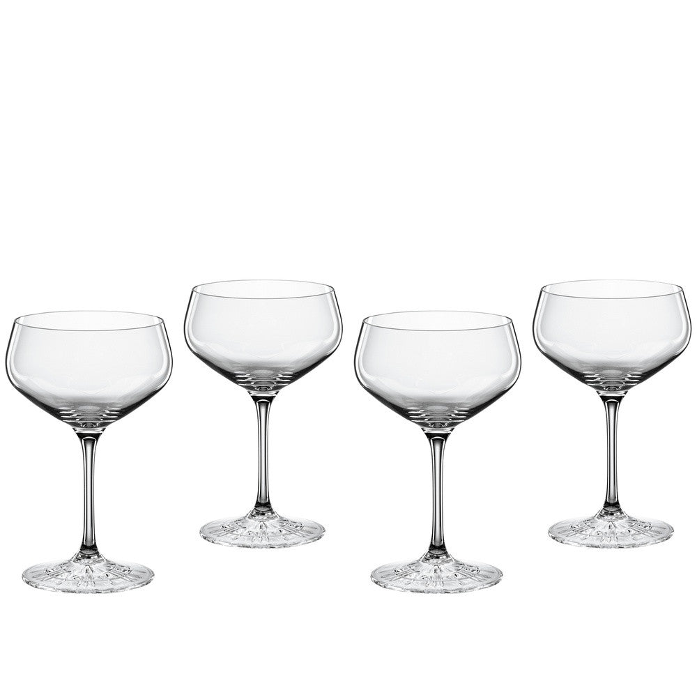 23.5 cl - Spiegelau Perfect Serve Collection Calice Cocktail Coupette In Vetro Cristallino - Set 4 Pz