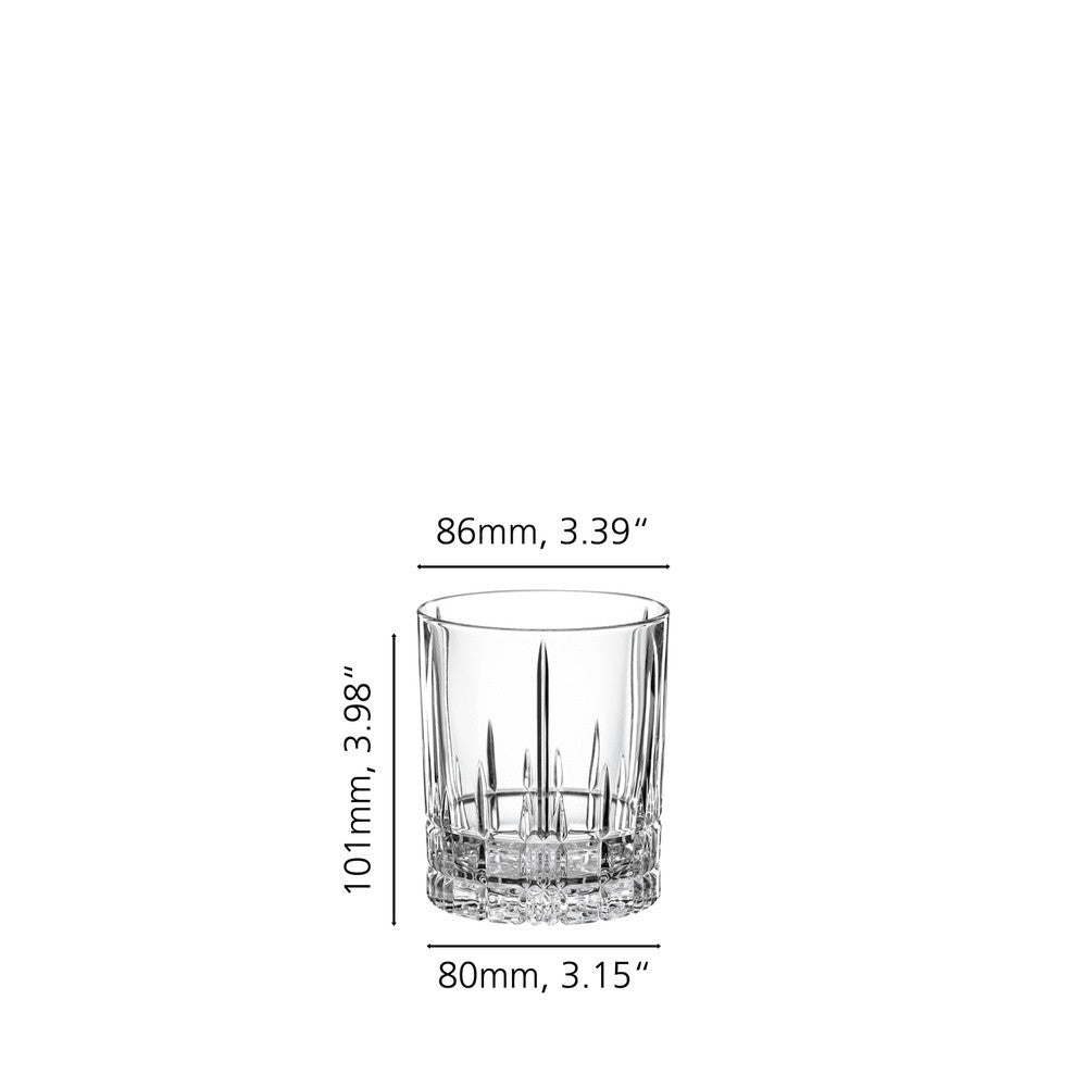 37 cl - Spiegelau Perfect Serve Collection Bicchiere Cocktail DOF In Vetro Cristallino - Set 4 Pz