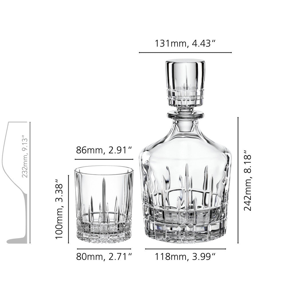 Spiegelau Perfect Serve Collection Set Whisky In Vetro Cristallino - Set 3 Pz