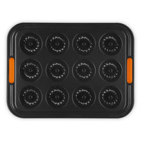 12 Forme - Le Creuset Forme Speciali Stampo Mini Ciambelle Antiaderente In Acciaio al Carbonio