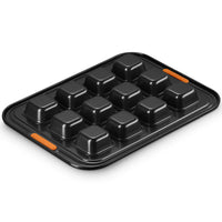 12 Forme - Le Creuset Forme Speciali Stampo Brownie Antiaderente In Acciaio al Carbonio