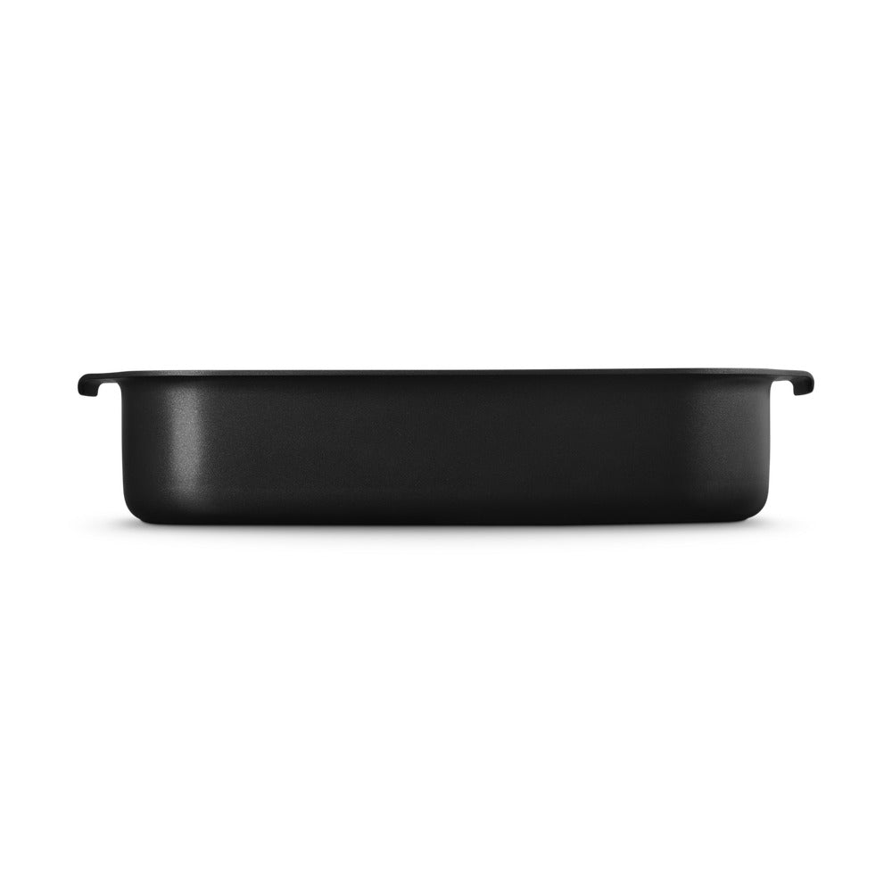 33 cm - Le Creuset Forme Speciali Arrostiera Rettangolare Antiaderente In Acciaio al Carbonio