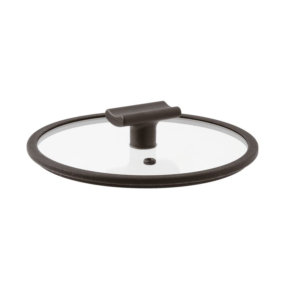 Sambonet Titan Pro Double Induction Coperchio In Vetro  Con Bordo In Silicone