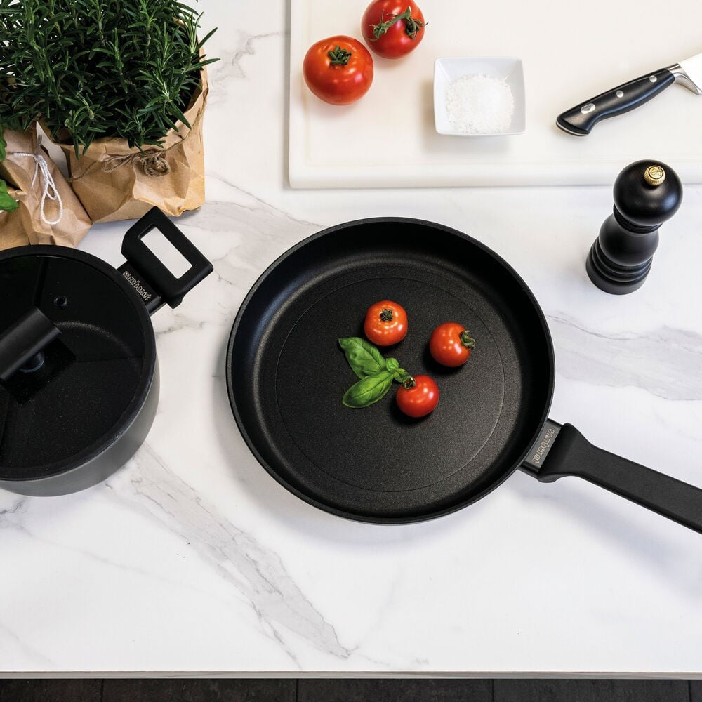 Sambonet Titan Pro Double Induction Padella Alta Antiaderente In Alluminio