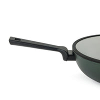 30 cm - Sambonet Titan Pro Green Wok Antiaderente In Alluminio