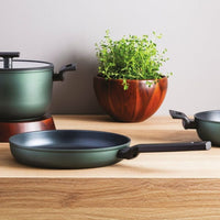 Sambonet Titan Pro Green Padella Bassa Antiaderente In Alluminio