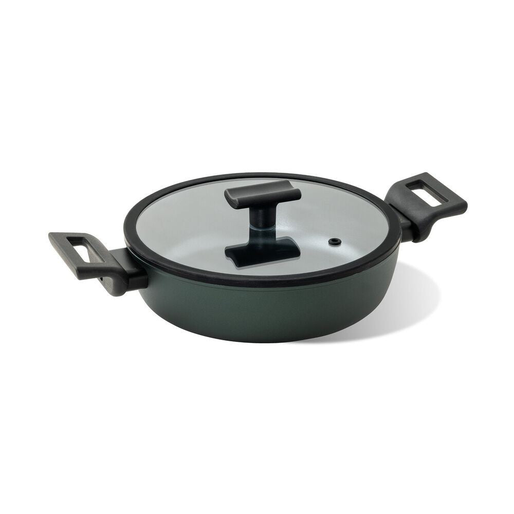 Sambonet Titan Pro Green Casseruola Bassa Antiaderente In Alluminio