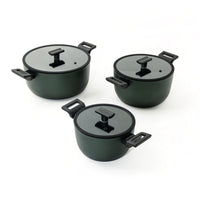 Sambonet Titan Pro Green Casseruola Alta Antiaderente In Alluminio