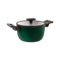 Sambonet Titan Pro Green Casseruola Alta Antiaderente In Alluminio
