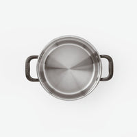 Sambonet Home Chef Pentola Alta Con Coperchio In Acciaio Inox