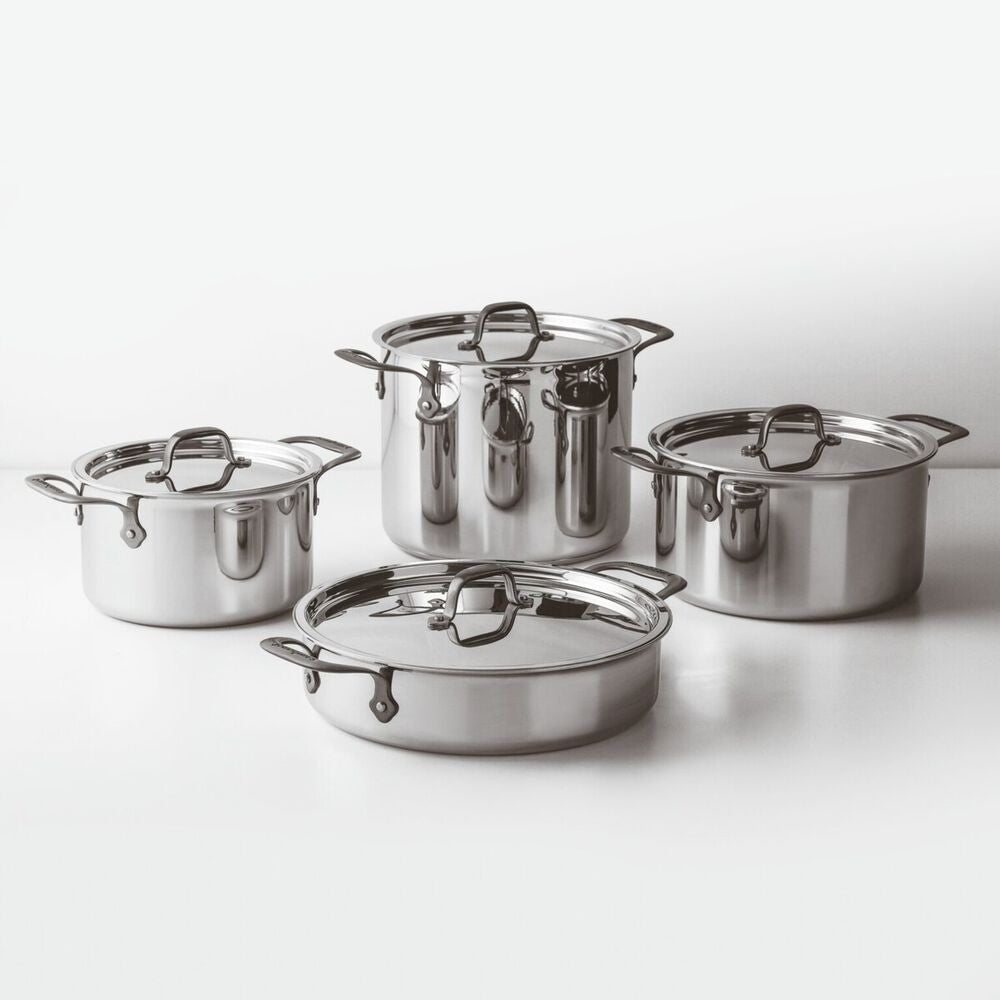Sambonet Home Chef Pentola Alta Con Coperchio In Acciaio Inox