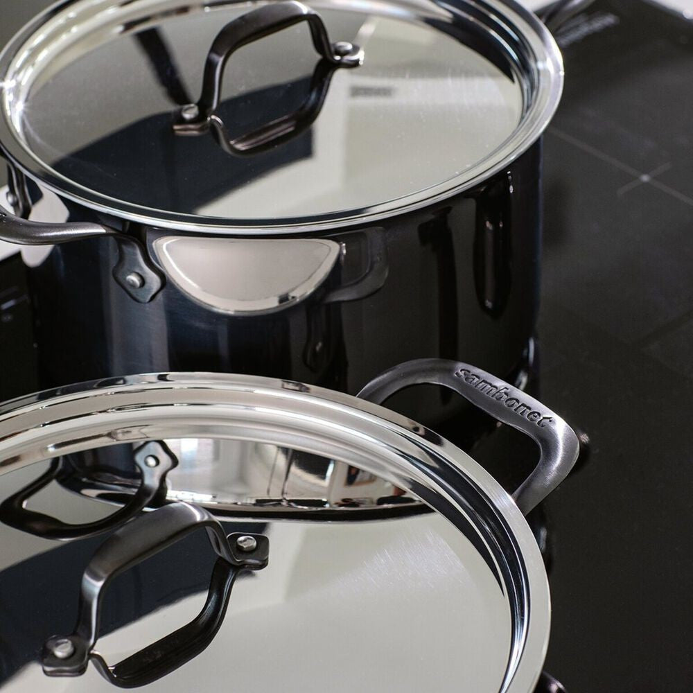 Sambonet Home Chef Pentola Alta Con Coperchio In Acciaio Inox