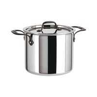 Sambonet Home Chef Pentola Alta Con Coperchio In Acciaio Inox