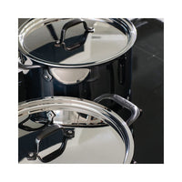 Sambonet Home Chef Pentola Alta Con Coperchio In Acciaio Inox
