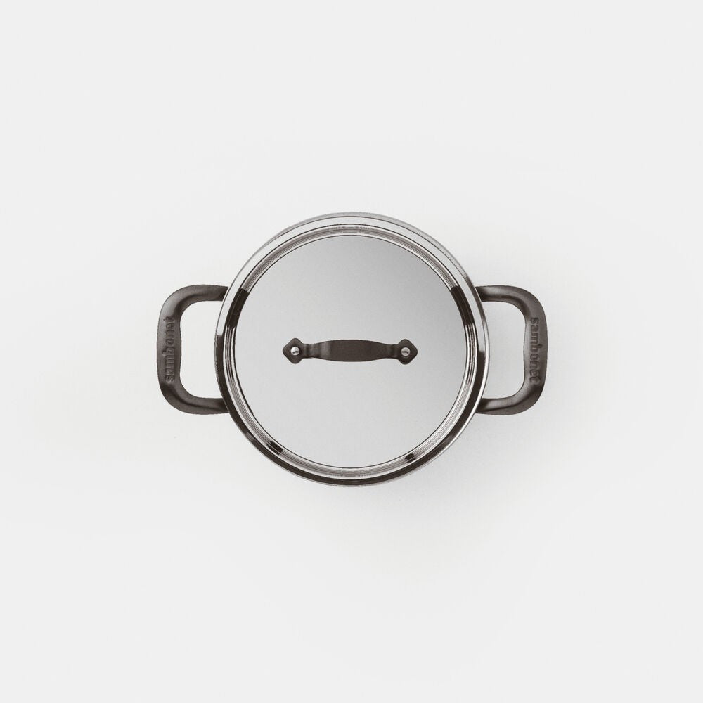Sambonet Home Chef Casseruola Alta Con Coperchio In Acciaio Inox