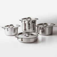 Sambonet Home Chef Casseruola Alta Con Coperchio In Acciaio Inox