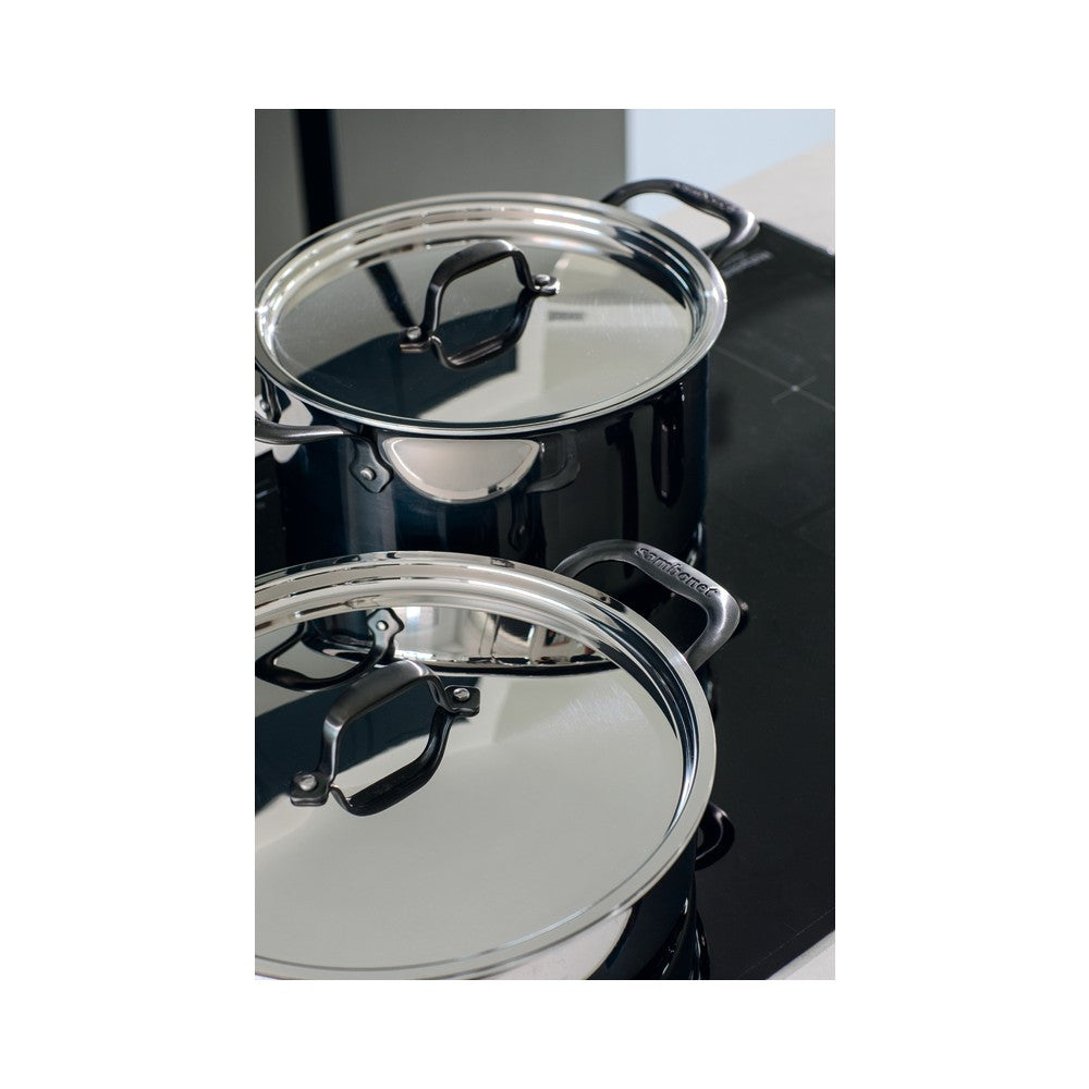 Sambonet Home Chef Casseruola Alta Con Coperchio In Acciaio Inox