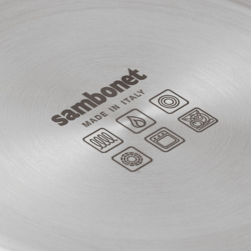 Sambonet Home Chef Padella Bassa Antiaderente In Acciaio Inox