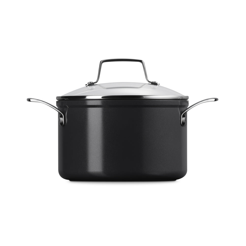 Le Creuset Essential Casseruola Alta con Coperchio Antiaderente Con Rivestimento In Ceramica In Acciaio Inox