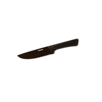 16 cm - Sambonet Black Edge Coltello Cucina In Acciaio Inox Manico In Nylon