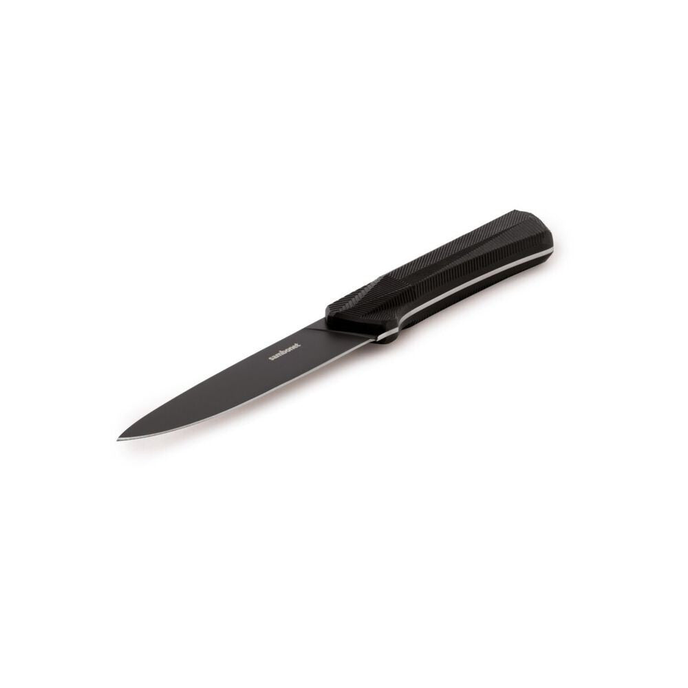 13 cm - Sambonet Black Edge Coltello Bistecca In Acciaio Inox Manico In Nylon
