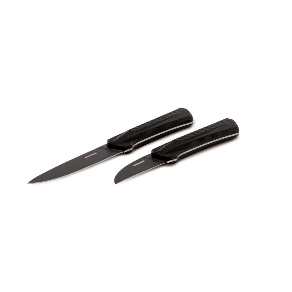 13 cm - Sambonet Black Edge Coltello Bistecca In Acciaio Inox Manico In Nylon