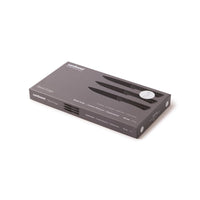 13 cm - Sambonet Black Edge Coltello Bistecca In Acciaio Inox Manico In Nylon - Set 3 Pz
