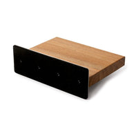 30x10 cm - Sambonet Black Edge Ceppo Coltelli Cucina Magnetico In Legno Di Acacia