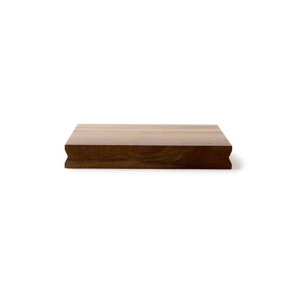 23x23 cm - Sambonet Black Edge Tagliere Cucina Magnetico Quadrato In Legno Di Acacia