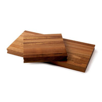 23x23 cm - Sambonet Black Edge Tagliere Cucina Magnetico Quadrato In Legno Di Acacia