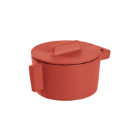 10 cm - Sambonet Terra.Cotto Cast Iron Casseruola Alta Con Manico In Ghisa Smaltata