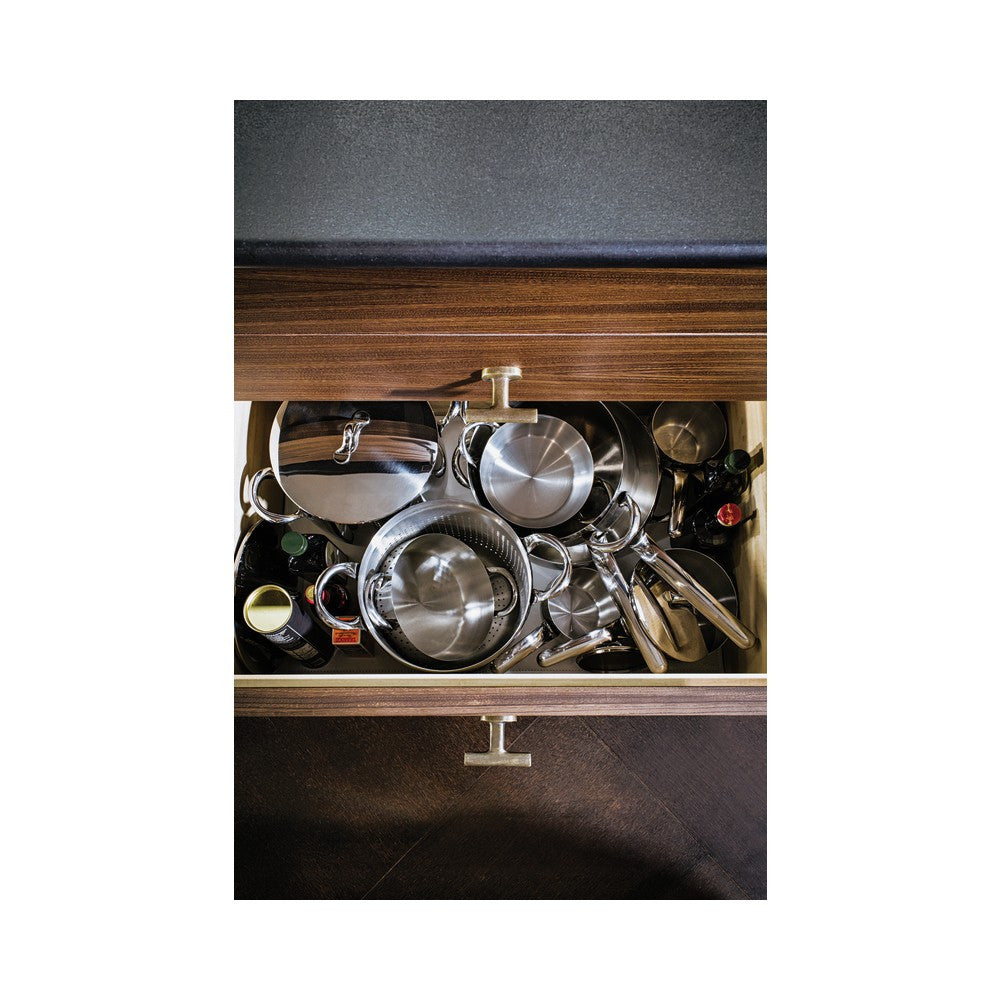 Sambonet Kikka Casseruola Alta Con Coperchio In Acciaio Inox Con Manico Lungo
