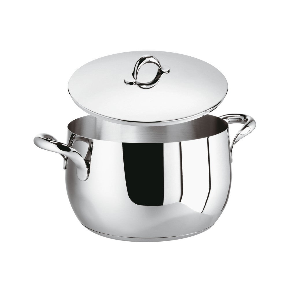 Sambonet Kikka Casseruola Alta Con Coperchio In Acciaio Inox