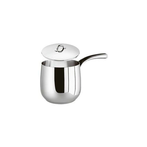12 cm - Sambonet Kikka Pentolino Bollilatte Con Coperchio In Acciaio Inox