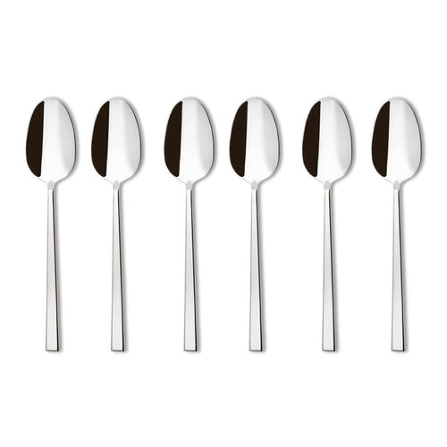 Sambonet Rock Cucchiaini Tè In Acciaio Inox - Set 6 Pz