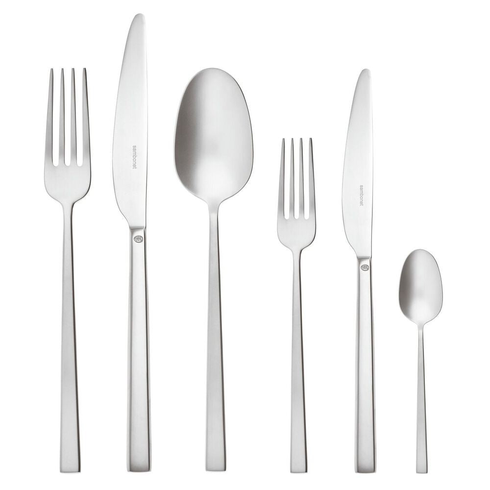 Sambonet Rock Servizio Posate In Acciaio Inox - Set 36 Pz