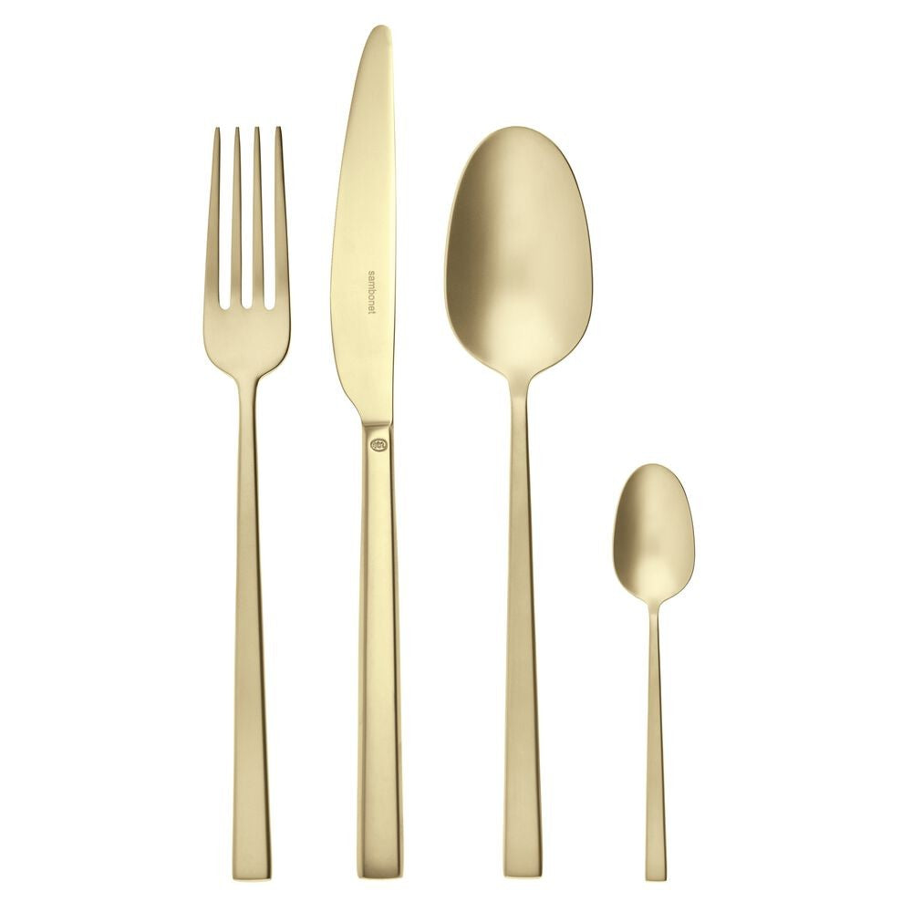 Sambonet Rock Servizio Posate In Acciaio Inox - Set 24 Pz
