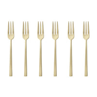 Sambonet Rock Forchettina Dolce In Acciaio Inox - Set 6 Pz