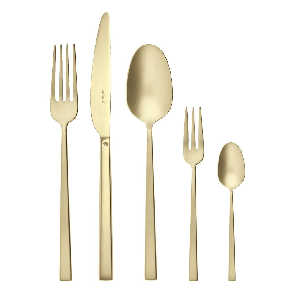 Sambonet Rock Servizio Posate In Acciaio Inox - Set 60 Pz