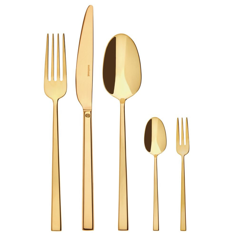Sambonet Rock Servizio Posate In Acciaio Inox - Set 60 Pz