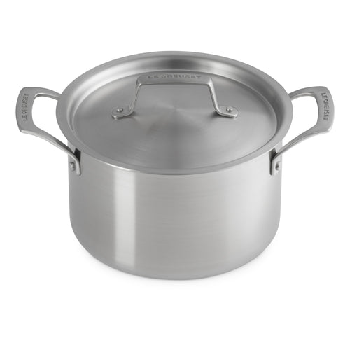 Le Creuset Inox Essential Set Pentole e Padelle In Acciaio Inox Set 3 Pz