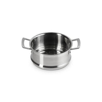 Le Creuset Acciaio Inox Casseruola Alta Con Vaporiera In Acciaio Inox