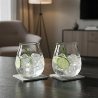 76.2 cl - Gin Tonic Bicchiere Gin Tonic in Vetro - Set 4 Pezzi