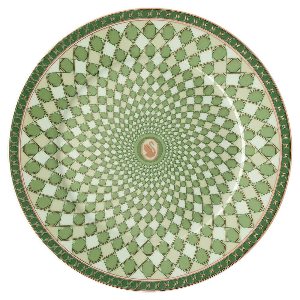 18.1 cm - Swarovski x Rosenthal Signum Piatto Pane In Porcellana