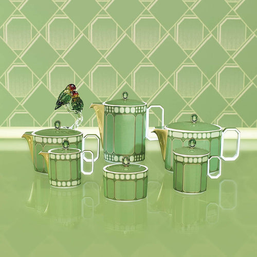 1.15 Lt - Swarovski x Rosenthal Signum Teiera In Porcellana